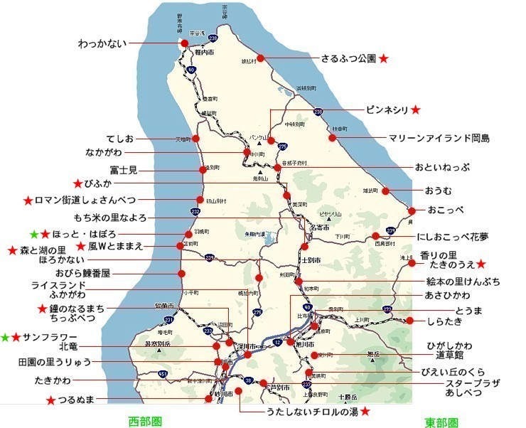 �k�C���k���̒n�}